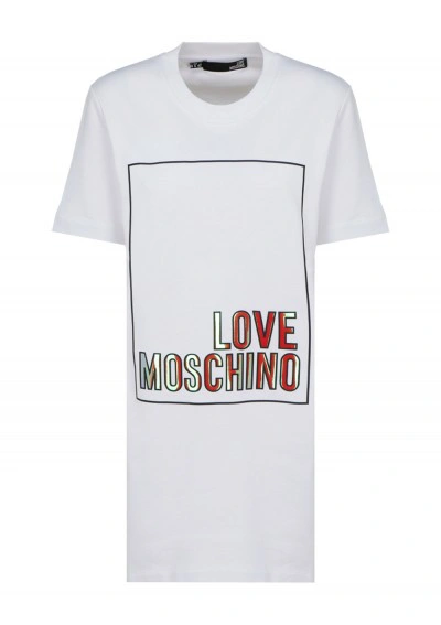 Moschino Love Dress In White