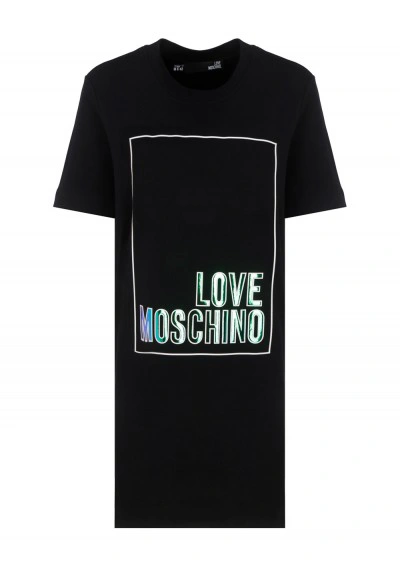 Moschino Love Dress In Black