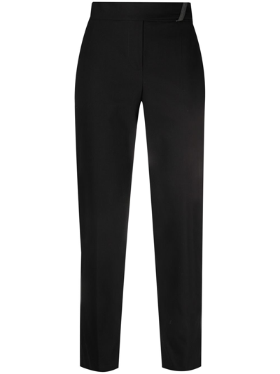 Brunello Cucinelli Slim-leg Tailored Trousers In Blue