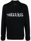 GIVENCHY GRAPHIC PRINT LOGO SWEATER