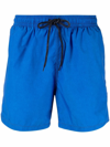 Drumohr Man Swim Trunks Azure Size Xl Polyester In Blue