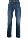 7 For All Mankind Slimmy Slim Fit Jeans In Ironwood In Blu