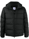 Aspesi Short Padded Jacket In Nero