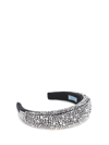 Prada Crystal-embellished Headband In Metallic