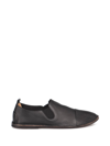 Marsèll Strasacco Slippers In Dry Milled Leather In Nero