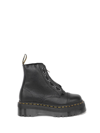 Dr. Martens' Jadon Smooth Leather Platform Boots In Black  
