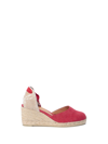 Castaã±er Castañer Woman Espadrilles Red Size 6 Textile Fibers In Rosso