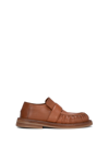 Marsèll Alluce Moccasins In Calfskin In Marrone