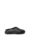 Prada Molded Rubber Comfort Mules In Nero