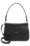 KATE SPADE HUDSON PEBBLE LEATHER MEDIUM CONVERTIBLE SHOULDER BAG