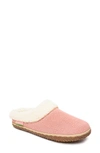 Minnetonka Women's Carefree Scuff Slipper Women's Shoes In Blush