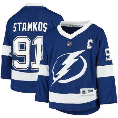 Outerstuff Kids' Youth Steven Stamkos Blue Tampa Bay Lightning Home Replica Player Jersey
