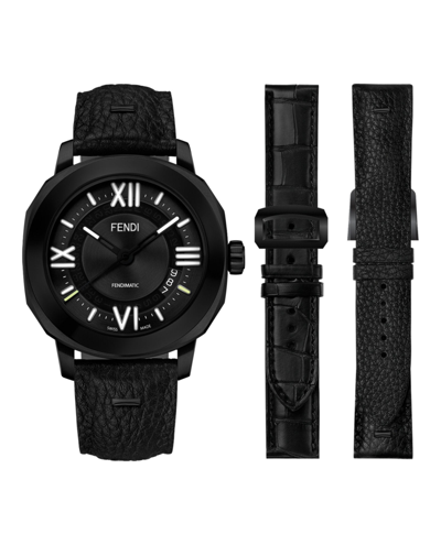 Fendi Selleria Watch In Black