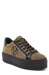 Valentino By Mario Valentino Sela Platform Sneaker In Gold