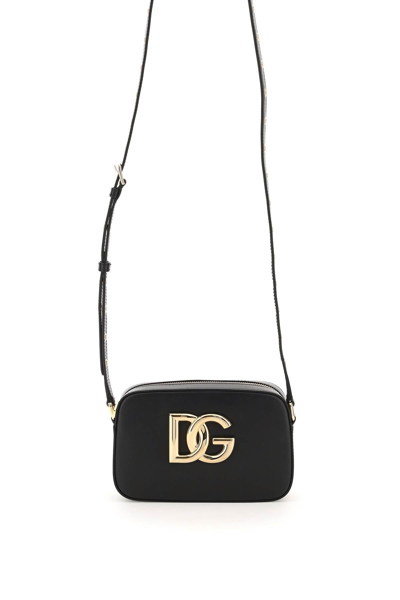 Dolce & Gabbana 3.5 Dg皮革相机包 In Black