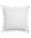 Matouk European Lanai Pique Sham In White/pink