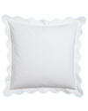 Matouk European Lanai Pique Sham In White/blue