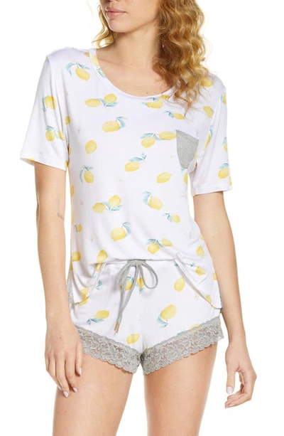 Honeydew Something Sweet Short Pajamas In Lemons