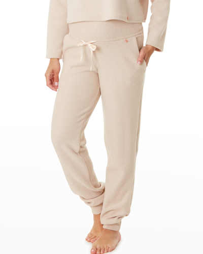 Cache Coeur Sweet Home Maternity Lounge Pants In Oats