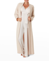 Cache Coeur Maternity Sweet Home Long Cardigan In Oats