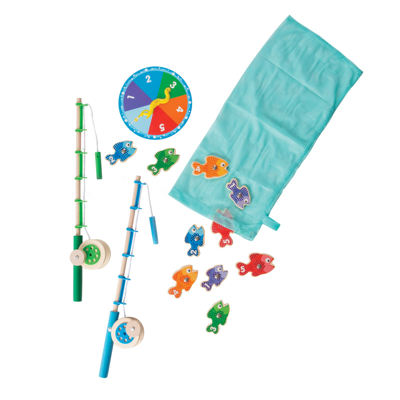 Melissa & Doug Catch & Count Fishing Game In Green