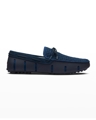 Swims Woven Driving Shoe In Navy