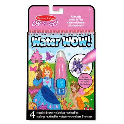 Melissa & Doug Water Wow! Magic Coloring Book - Fairy Tale In Pink
