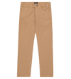 Il Gufo Straight Cotton Pants In Bran Beige