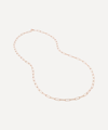 MONICA VINADER 18CT ROSE GOLD PLATED VERMEIL SILVER 24' ALTA TEXTURED CHAIN NECKLACE