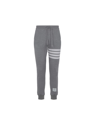 Thom Browne Engineered 4 Bar Jersey Sweatpant In Gray