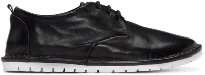 Marsèll Gomma Contrast Sole Lace-up Loafers In Black