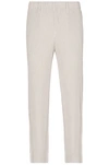 Issey Miyake Straight Leg Pants In Ivory
