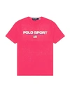 Polo Ralph Lauren Sport Icon Tee In Pink