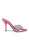 Paris Texas Penelope 95mm Crystal-embellished Sandals In Electric Pink
