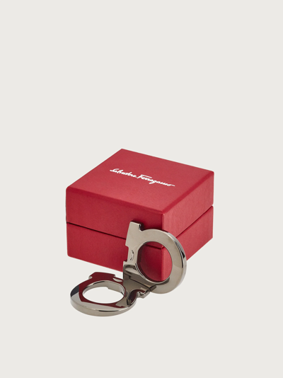 Ferragamo Interchangeable Gancini Switch Buckle In Grey