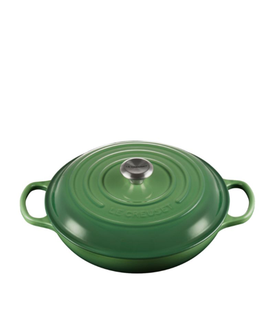 Le Creuset Cast Iron Shallow Casserole Dish (30cm) In Green