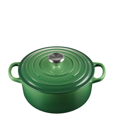 Le Creuset Cast Iron Round Casserole Dish (28cm) In Green
