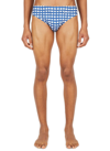 JACQUEMUS JACQUEMUS CHECK PRINTED SWIM BRIEFS