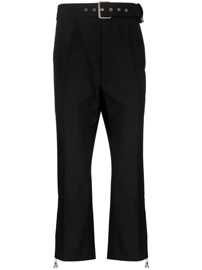 Namacheko Girsu Cropped Technical-twill Trousers In Black