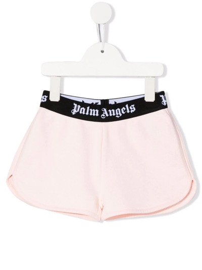 PALM ANGELS LOGO饰带运动短裤