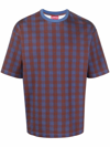 CAMPER CHECK-PRINT T-SHIRT