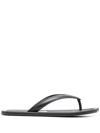 Maison Margiela Split-toe Rubber Flip Flops In Black