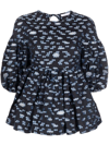 CECILIE BAHNSEN JERRY PUFF-SLEEVE BLOUSE
