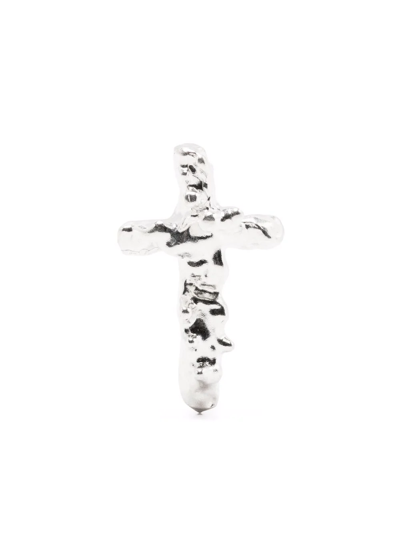 Alighieri The Frosted Dagger Stud Earring In Silver