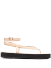 By Far Cece Flatform Sandals In Neutrals