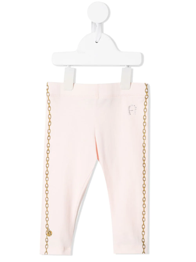 Aigner Babies' Chain-print Leggings In Pink