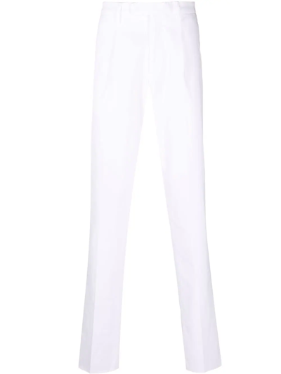 Boglioli Straight-leg Tailored Trousers In White