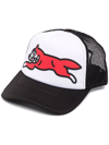 Icecream Running Dog Trucker Baseball Cap In Black
