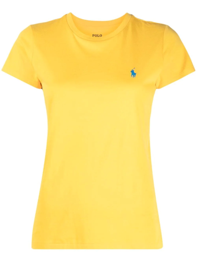 Polo Ralph Lauren Ralph Lauren Polo Short Sleeve T-shirt In Yellow
