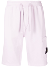 Stone Island Shorts In Rose-pink Cotton